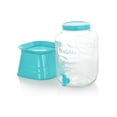 thumbnail image 4 of Gibson Home 13095102RR Chiara 2 GL - Glass Lid & Metal Base - Blue - Dispenser, 4 of 5