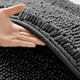 thumbnail image 4 of kkbbma under $5 Bath Mat for Drying The Dorsum of The Feet, Extra Soft Absorbent Chenille Bath Rugs, Machine Washable Bath Mats for Bathroom Floor, Tub and Shower, Home Decor Accessories, 4 of 9