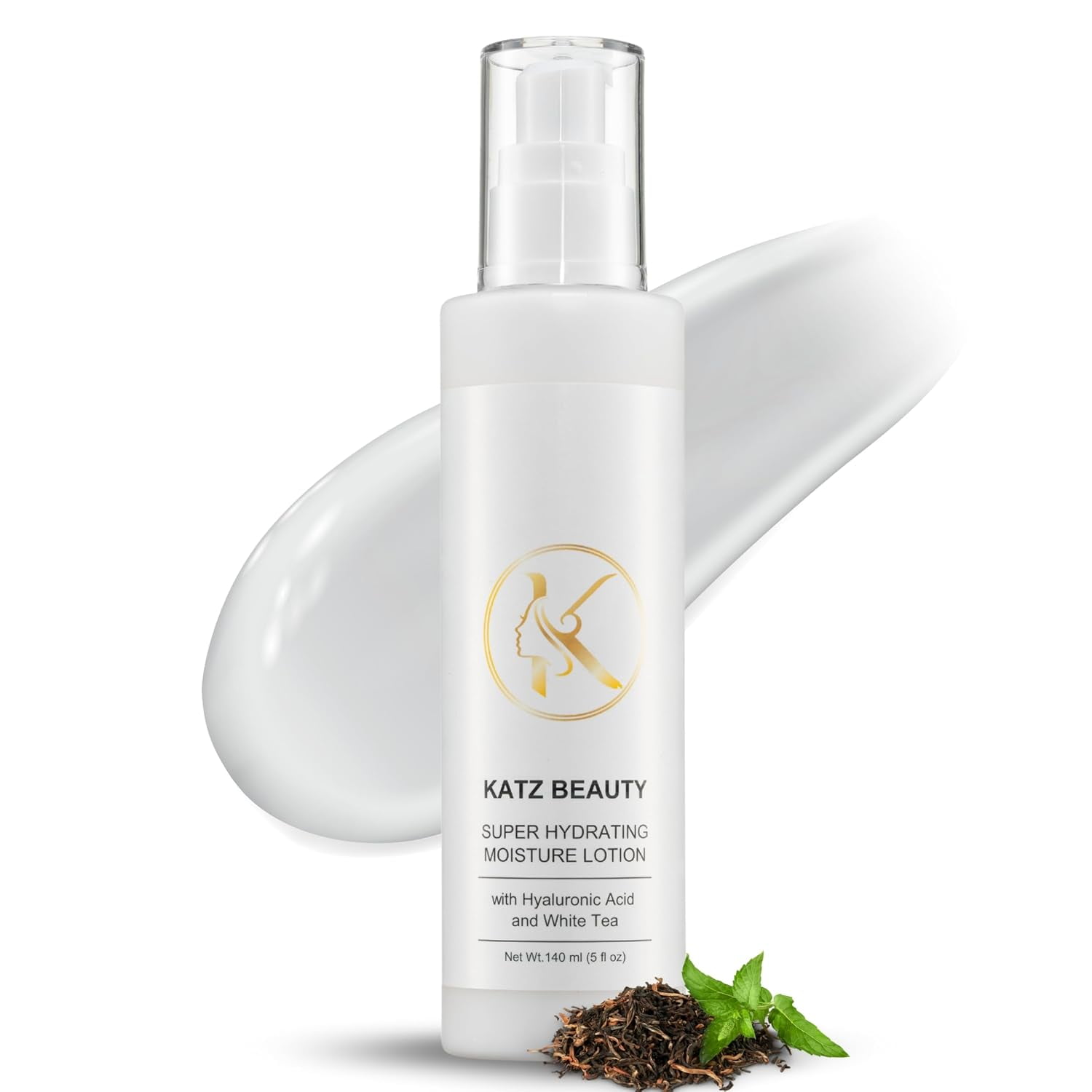 Katz Beauty Super Hydrating Moisture Lotion with Hyaluronic Acid and White Tea, 5 fl oz