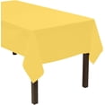 thumbnail image 1 of Party Essentials Heavy Duty Plastic Table Cover, 54 x 108, Yellow, 1 of 4