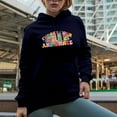 thumbnail image 2 of Forget Your Troubles And Dance Merch Gift Ideas for Dancers Navy Hooded Sweatshirt or Hoodie, 3XL, 2 of 5