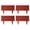 Wine, variant on JWCJ 4Pcs Grey Imitation Brick Garden Fence, 17.7x11.6 inch No-Dig Landscape Edging for Flower Beds, Weatherproof Plastic Decorative Border for Outdoor Yard and Pathway