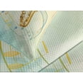 thumbnail image 4 of Ambesonne Colorful Quilted Bedspread Set 3 Pcs, Musical Notes Vibes, Queen Size, Multicolor, 4 of 5