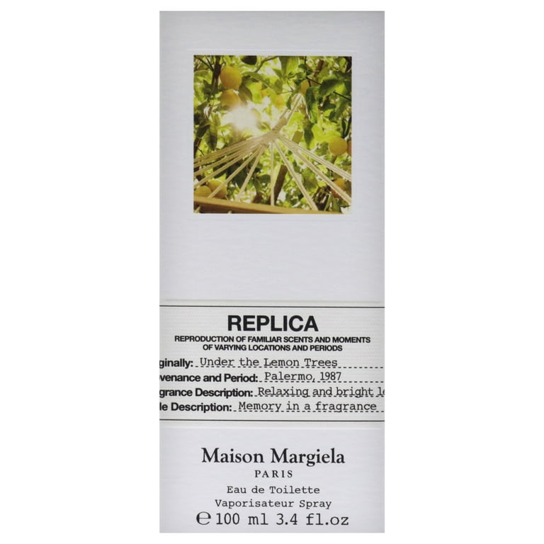 130 Value Maison Margiela Replica Under The Lemon Trees Eau De Toilette Perfume for Women 3.4 Oz