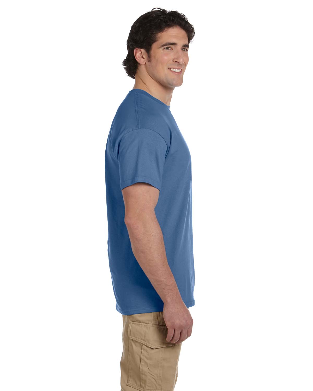 Mens 5.2 oz., 50/50 ComfortBlend EcoSmart T-Shirt 5170 (2 PACK) - image 2 of 3