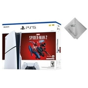 New TEC Sony PlayStation_PS5 Gaming Console (Disc Edition) with Marvel’s Spider-Man 2 Bundle (Slim)