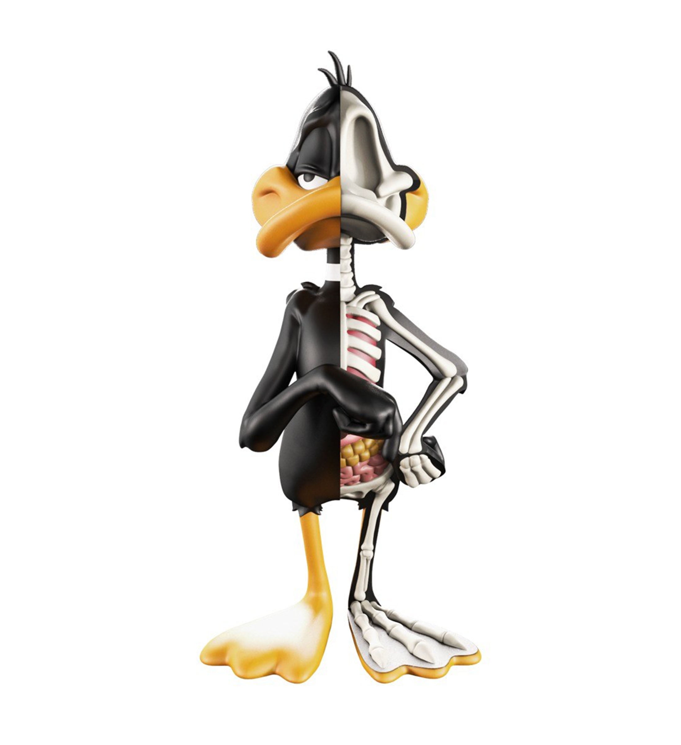 Mozlly XXRAY Looney Tunes Daffy Duck 4D Vinyl Action Figure by Jason