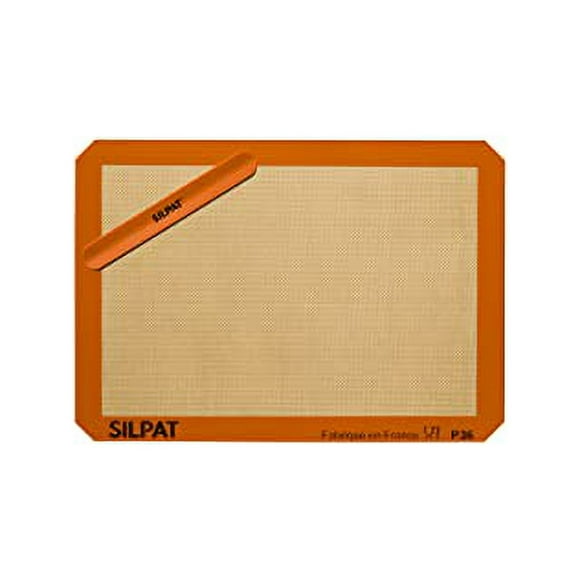 Silpat Silicone Baking Mat with Storage Band, Half Sheet Size, 11-5/8&quot; x 16-1/2&quot;