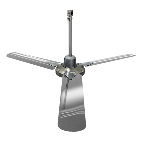 Ventilador De Techo 56 Pulgadas 3 Aspas 3 Vel Satin plateado 56 pulgadas