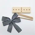 thumbnail image 3 of Pompotops Bow Maker for Ribbon for Wreaths, Wooden Ribbon Bow Maker Tool for Making Gift, 3 of 9
