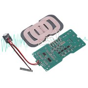 Tebru Wireless Charging Module, Wireless Charging Transmitter, DIY QI Standard 3 Coil Wireless Charging Transmitter Module Circuit Board Coil Charger