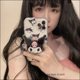 thumbnail image 1 of Funda Kawaii Sanrio Kuromi para Iphone 14 13 12 11 Pro Max Mini Xs Xr X 8 7 6S 6 Plus Apple Liquid Left Rope funda de dibujos animados regalo, 1 of 4