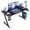 Black With Led, variant on SONGMY Gaming Computer Desk with Carbon Fiber Surface, Gaming Table Z Shaped Pc Home Office with Cup Holder&Headphone Hook(44 in, White&Blue)