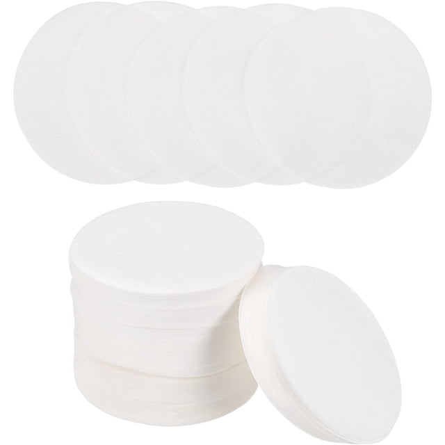 uxcell 400 Count 2.2" Round Coffee Filters, Disposable Paper Percolator Coffee Filters Natural Unbleached Wood Fiber,Suitable for Pour Over Coffee Filter Drip Coffee Maker White