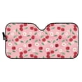 thumbnail image 2 of FOR U DESIGNS Daisy Cherry Car Sun Shade Pink Automotive Sun Visor Protector Car Windshield Sun Shade for SUV Truck Van, Universal Car Accessories Keep Vehicle Cool, 2 of 5