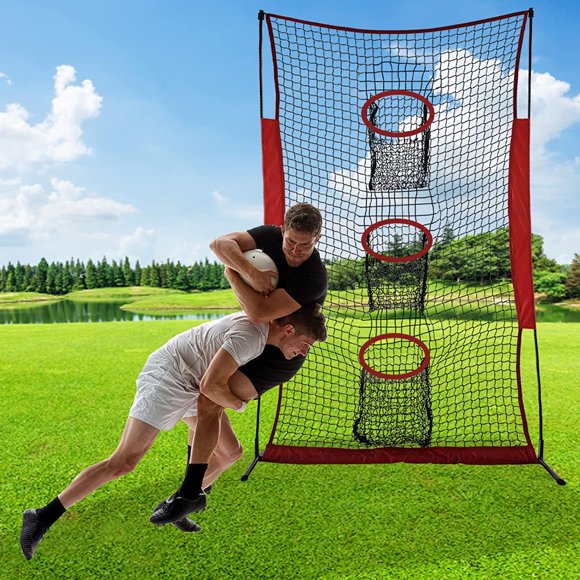 Football Net Throwing
