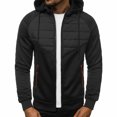 thumbnail image 1 of Hombres nueva moda Casual Patchwork Delgado Sudadera con capucha prendas de vestir blusa cremallera sudadera abrigo Fridja  hkj5042, 1 of 4