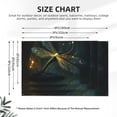 thumbnail image 3 of Dragonfly Dance Fireflies Art Four Hole Decorated Banner Flag for Garden Yard Home Decoration Indoor Outdoor 2x3 Ft, 3 of 7