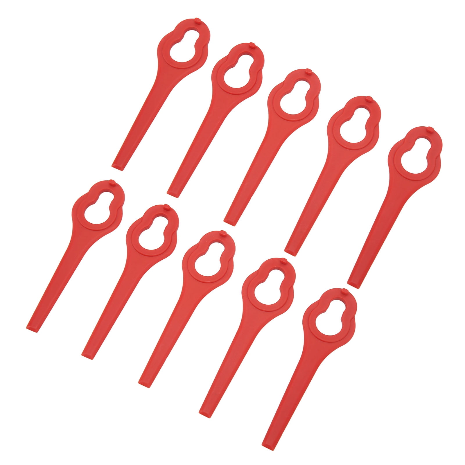 25Pcs Lawn Mower Plastic High Strength Plastic Lawn Trimmer Grass Cutter Tool Replacement S Trimmer Head Garden Cutting Pruning Tools Lawn Mower Parts