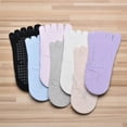 thumbnail image 3 of BYNNIX Pilates Socks Nonslip Socks Trainer Sports Socks Stylish Dance Socks Five Toe Socks for Stability and Comfortable, 3 of 14