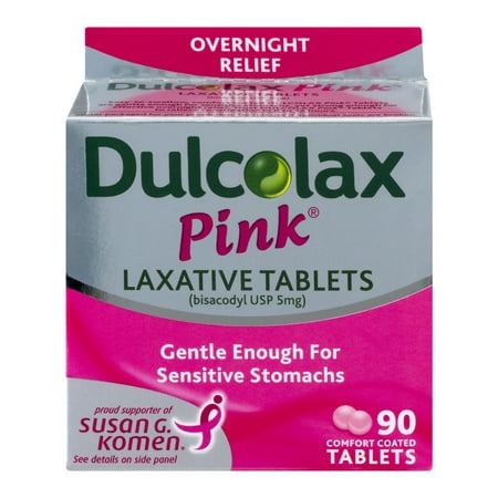 Dulcolax Pink Laxative Tablets, 90ct
