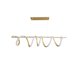 thumbnail image 2 of Lampara colgante decorativa para comedor aluminio + silicona y pintado con oro con control remoto, 2 of 6