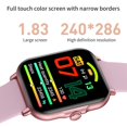 thumbnail image 4 of BGZLEU Smartwatch for Men Women Fitness Tracker ,1.83" Smart Watch with Bluetooth Call ,Heart Step Tracking Monitor,With Bluetooth Calling Function(Pink), 4 of 9