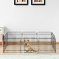 thumbnail image 2 of PawHut 24-inch 8-Panel Octagon Pet Exercise Playpen Crate Dog Cage Pen, 2 of 10