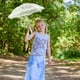 thumbnail image 2 of 1pc Vintage Lace Umbrella Stage Rendimiento Props Boda paraguas nupcial, 2 of 5