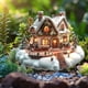 thumbnail image 3 of Hogar y jardín, Decoración del hogar, Maceta de acrílico con forma de tarjeta de pie, estaca de madera para jardín, decoración de jardín familiar, enchufe de tierra, una decoración, 3 of 4