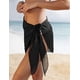 thumbnail image 3 of Pareos cortos para mujer, pareos de playa, pareos transparentes para bikini, pareos de gasa para tallas S, 3 of 5