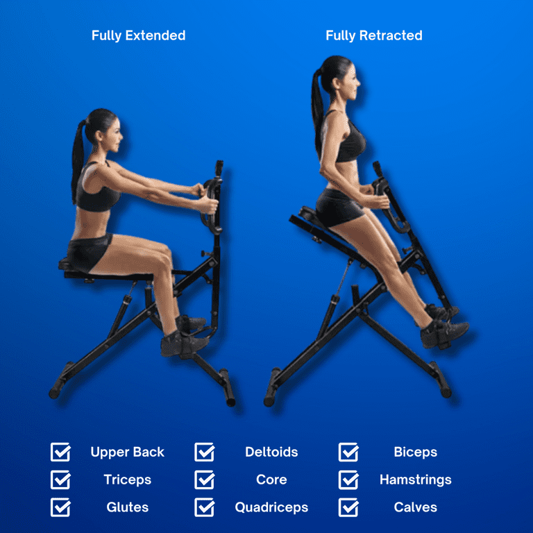 Power Rider Core Trainer & Glutes Squat Exerciser - Total Crunch