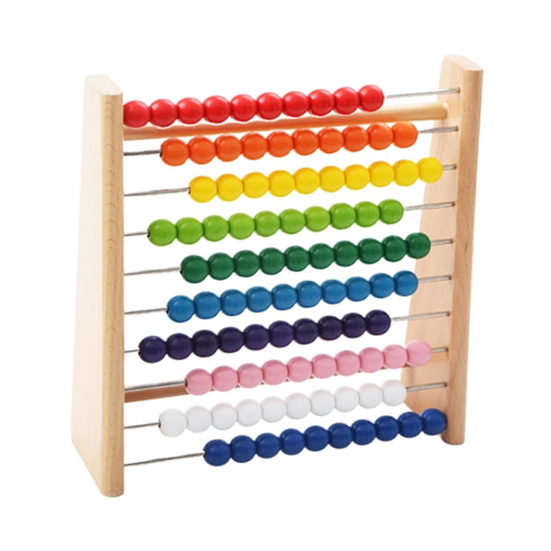 Abacus (boulier Chinois) En Bois - Outil éducatif Pour Enfants, Apprentissage Calcul Mental, Dimensions 28.9x11.9 Cm Boulier Chinois En Bois
