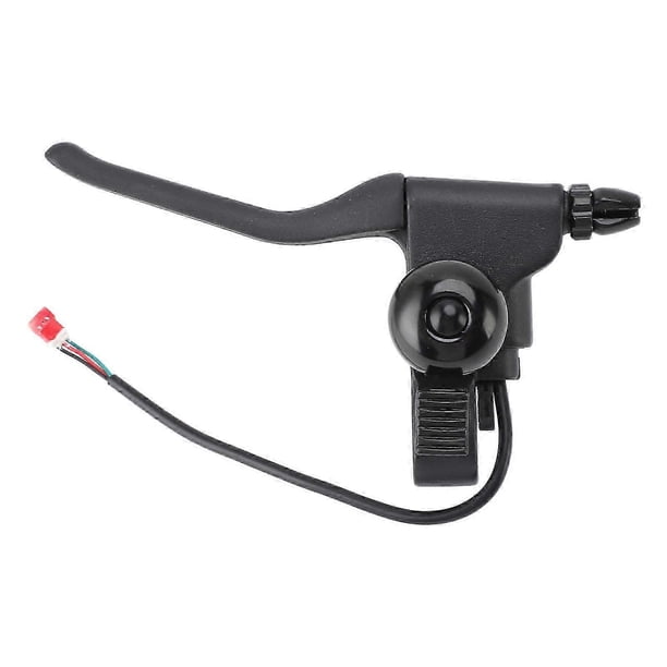 Electric Scooter Brake Handle Nylon Ergonomic Anti Slip Brake Lever with Bell for DIY Replacement