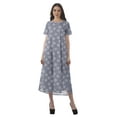 thumbnail image 1 of Moomaya Tenues d'Été Femmes Coton Flex Imprimées Robes Décontractées, 1 of 5