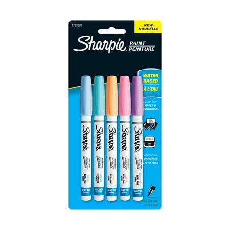 Sharpie Extra Fine Pastel Paint Pen Set of 5 (Best Paint Pens For Wood)