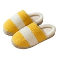 thumbnail image 4 of Vedolay Indoor Slippers Warm Slipper Winter Anti-Skid Indoor Outdoor Slip-On Shoes Yellow,39, 4 of 5