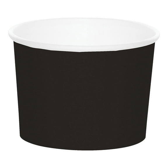 Black Treat Cups - Party Supplies - 8 Pieces