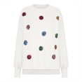 thumbnail image 5 of Wancir Ugly Christmas Sweater for Women 2024 Cute Sequin Nutcracker Sweatshirt Sparkly Funny Graphic Shirts Pullover Tops, 5 of 6