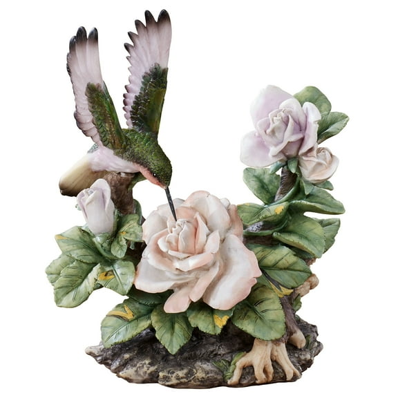 Fluttering Hummingbird Table Sculpture Multi Pastel One Size