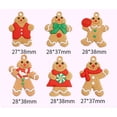 thumbnail image 3 of 6 Pieces Gingerbread Man Christmas Decorations, Gingerbread Man Christmas Tree P, 3 of 5