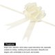 thumbnail image 4 of Uxcell 20Pcs 5" x 8" Lazos grandes para envolver regalos, cinta blanca crema para bodas, coches, cestas, regalos, lazo de Navidad, 4 of 6
