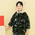 thumbnail image 4 of Esaierr Toddler Kids Winter Down Coat Baby Boys Girls Hooded Jacket Puffer Jacket Light Zipper down Outerwear for 1-7Y, 4 of 5