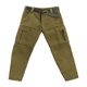 thumbnail image 3 of Pantalones cargo masculinos a escala 1/10 y 1/12, ropa en miniatura, accesorio fotográfico fácil de usar, para muñecas. Verde militar, 3 of 9