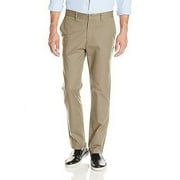 New 9206-2 Nautica Mens and Beige Slim Fit Flat Front Twill Chino Pants Sz 33W x 32L