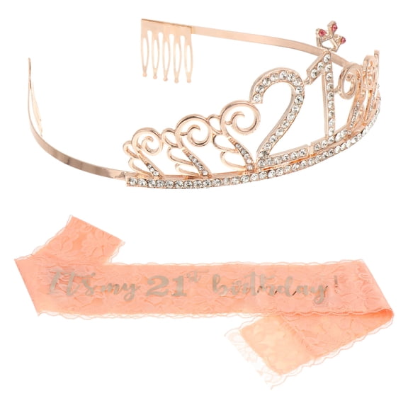 ADDHAT Birthday Party Supplies Birthday Crown Assorted Color 2Pcs