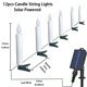 thumbnail image 3 of Vela LED solar para Navidad, vela de cumpleaños, candelabro para fiesta con clip, vela para árbol de Navidad al aire libre, lámpara tipo plátano, 3 of 8