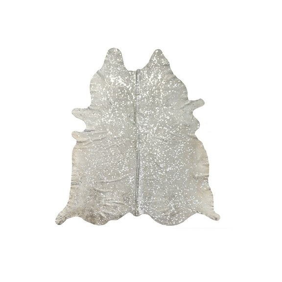 Natural Scotland Cowhide Rug | Natural & silver | 5'x7'