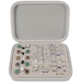 thumbnail image 1 of Organizador de Anillos de Joyería GWCASE con 42 Ranuras, Estuche Gris, 1 of 7