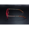 thumbnail image 4 of GUCCI GG0524O 008 Square Burgundy Shiny Gold Demo Lens 54 mm Women's Eyeglasses, 4 of 6